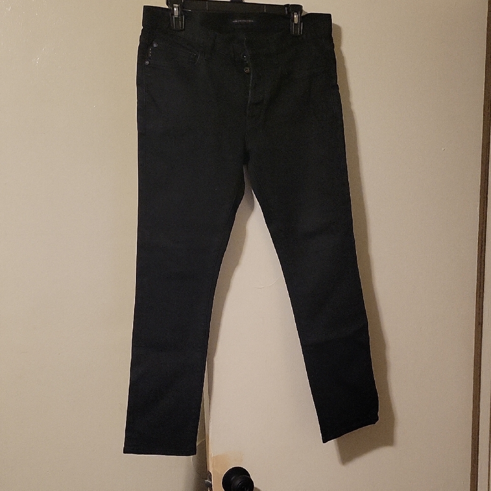 John Varvatos Men's Slim Black Jeans